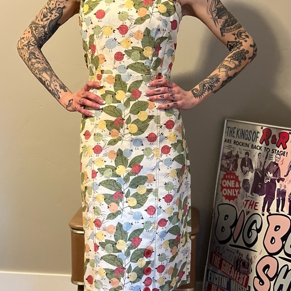 1950s chick e dees pencil dress L - Picture 3 of 4